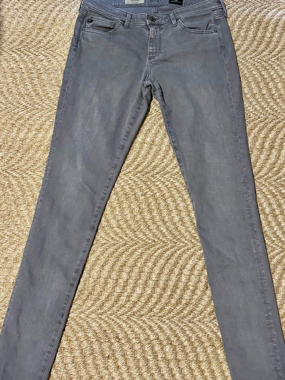 AG Adriano Goldschmied Slim Leggings Jeans in Grey Size 28